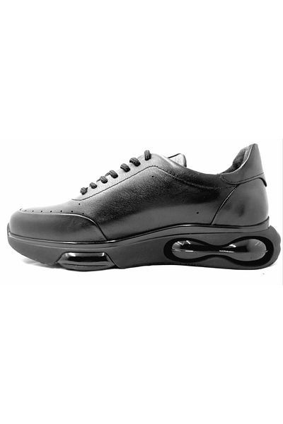 MARCOMEN 152-17359 Black Lace-up Daily Men's Casual Shoes