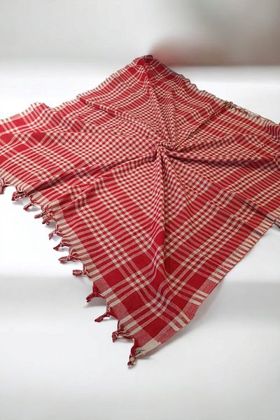 ŞENER HOME Checkered Picnic Cloth & Table Cloth & Table Cloth King Size 170 X 170 Cm - Red