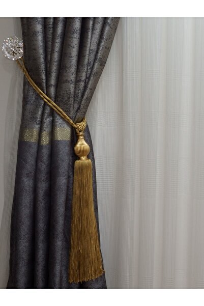 TİEBACK Fon Perde Yan Bağlama Kuka Braçol