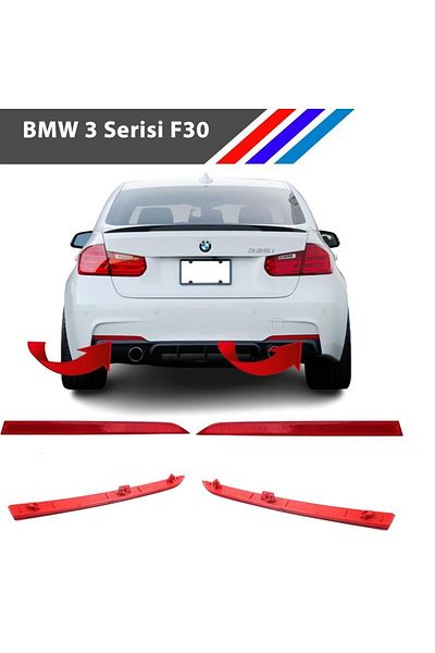 ZETOTO - Bmw 3 Series F30 M Sport Rear Bumper Reflector Right and Left Set63147847166