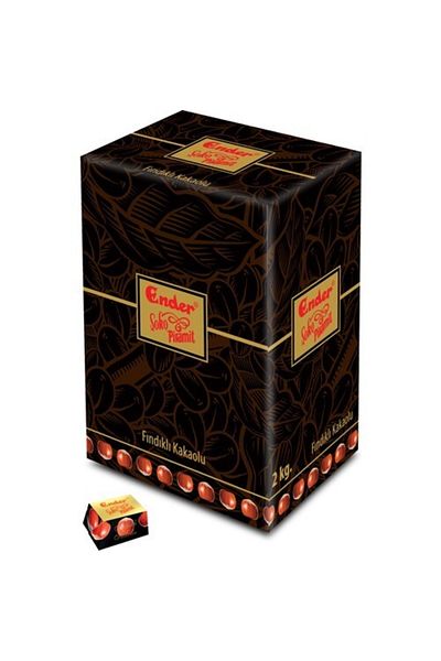Ender Şoko Pyramid Hazelnut Cocoa 1 kg Holiday Candy