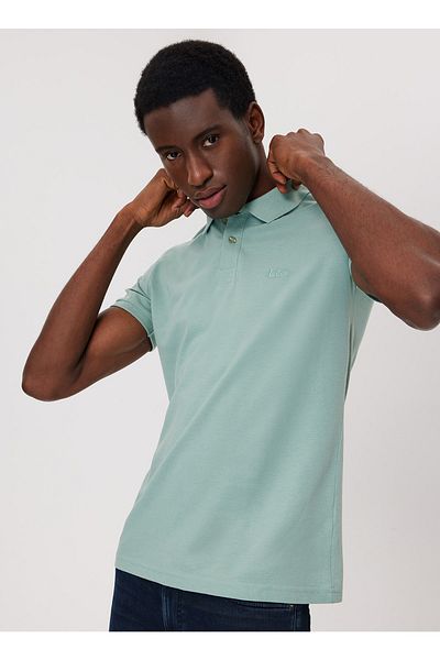 Lee Cooper Мъжка зелена поло тениска - Age Green, 232 Lcm 242048 Twins