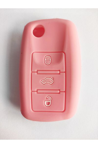 REPLAX Volkswagen Pink Switchblade Silicone Key Case Cover