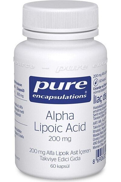Pure Encapsulations Alpha Lipoic Acid 200 Mg 60 Capsules