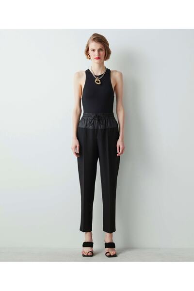 İpekyol Teknik Kumaş Mix Pantolon