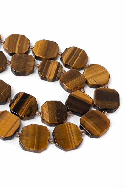 Dünya Doğal Taş 18x6 мм каменен масив от тигрово око