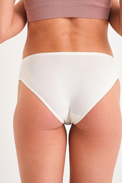 Joshs Cotton Classic Panties -hipster Panties -classic Model Panties Single Ecru