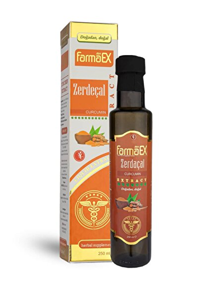 Genel Markalar Farmaex Zerdeçal Ekstraktı 250 Ml. Zerdeçal Kökü Sıvı Ekstresi...