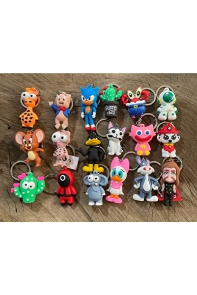 Ars Mini Maskot Anahtarlık Çanta Süsü Sevimli Anahtarlık 1adet