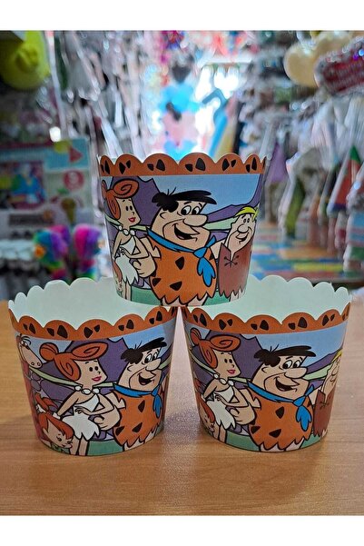 Genel Markalar Taş Devri-the Flintstones-çakmaktaşlar Cupcake Kabı