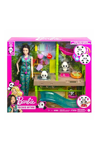Barbie Yavru Panda Bakımı Oyun Seti Hkt77