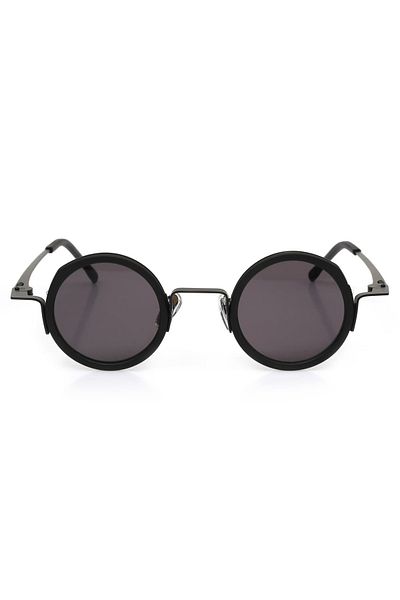 TomyHelf Unisex Sunglasses with Black Glasses and Black Frames