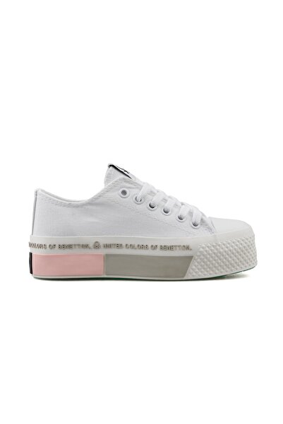 United Colors of Benetton Benetton Bn 30934 Pantofi casual pentru femei, pudr...