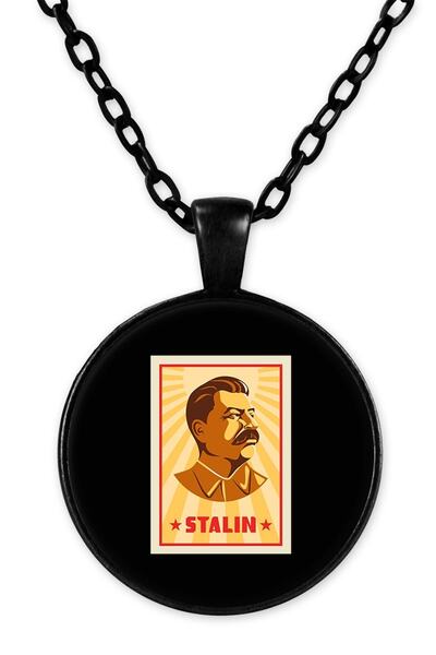 herotasarım Stalin Black Chain Necklace - Bll953