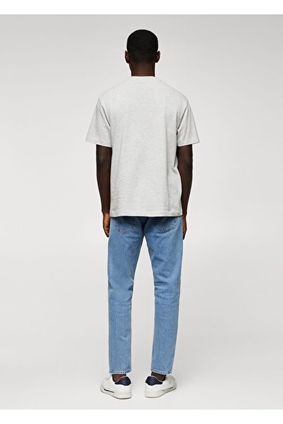 MANGO Man Relaxed Fit Pamuklu Tişört