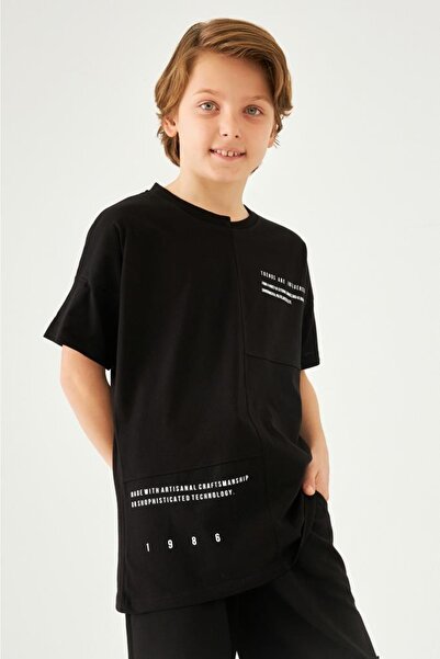 Perendi Boy's Asymmetric Suit with Shorts