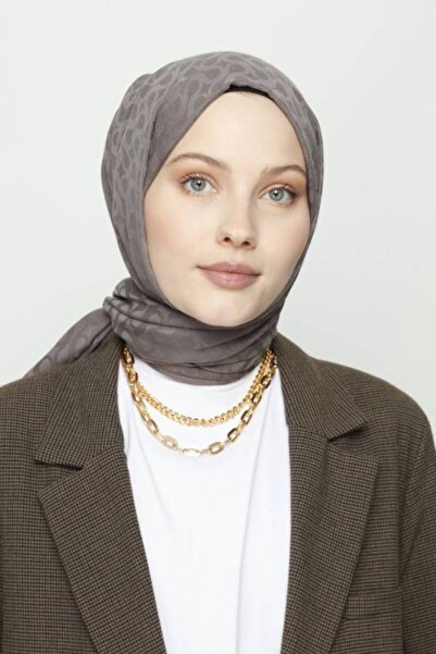 VALORSCARF Füme Bloom Desen Şal