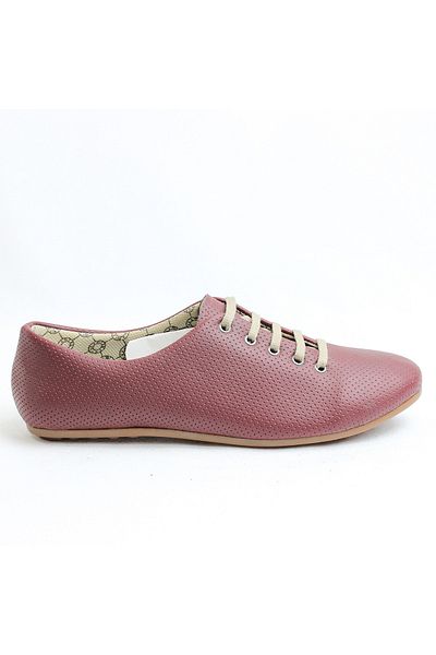 Palmiye Lace-up Claret Red Casual Shoes