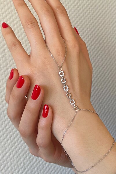 Argentum Concept 925 Ayar Gümüş Sıra Kareler Şahmeran - 45100400