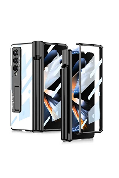 Rivor Samsung Galaxy Z Fold 4 Kılıf Kalem Bölmeli Standlı Kapaklı Katlanabili...