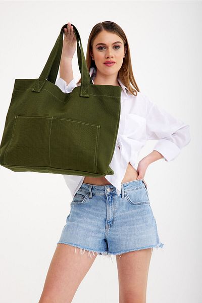 Simfa Women's Canvas Tote Shoulder Bag
