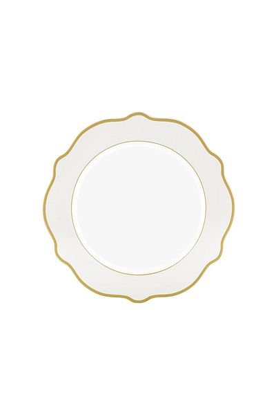 The Mia Jaswely Porcelain 6-Piece White Cake Plate 21 cm