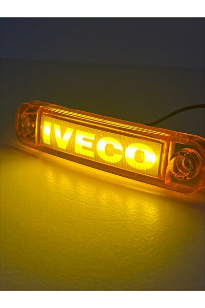 AHMET OTOMOTİV (5 Adet) Iveco Yazılı Parmak Led Turuncu-sarı Renk