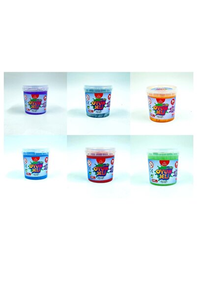 Bubu Metalik Oyun Jeli Slime 145 Gram Metalik 6 Lı Set
