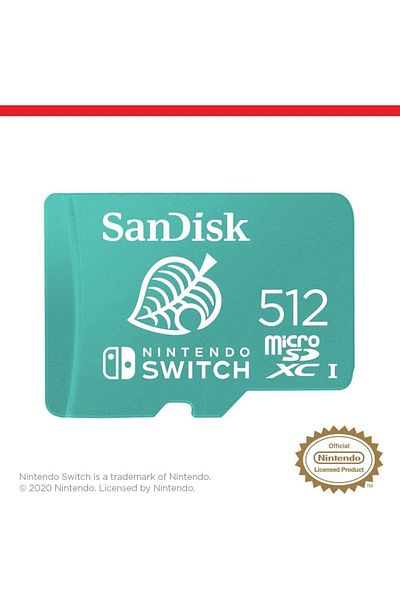 SanDisk Nintendo Switch 512Gb Licensed Memory Card
