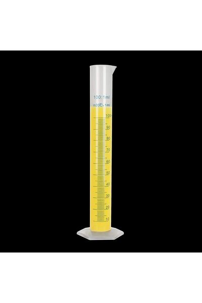 ATEL-SAN Mezür 100 Ml / Ölçü Kabı - Plastik Şeffaf – Uzun Form