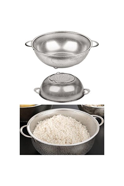 Genel Markalar Çok Delikli Süzgeç 28 cm, Makarna ve Yemek Hazırlama İçin Prat...
