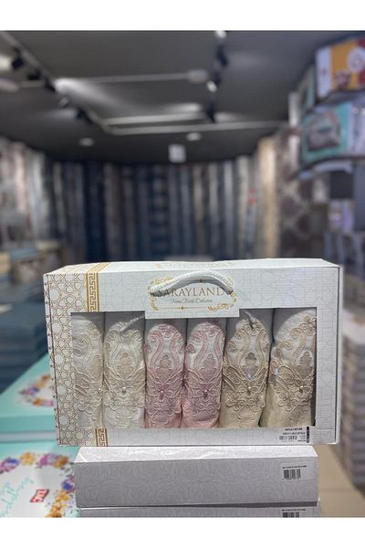 Sarayland Set of 6 50 X 90 cm Hand Face Towels