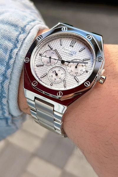 Ferrucci Function Fcf.12715fm.01 Multi-function Men's Wristwatch