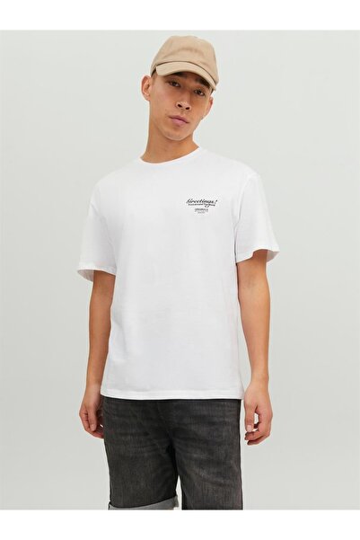 Jack & Jones Jorgreetings Tee Ss Crew Neck Tg Men's T-shirt