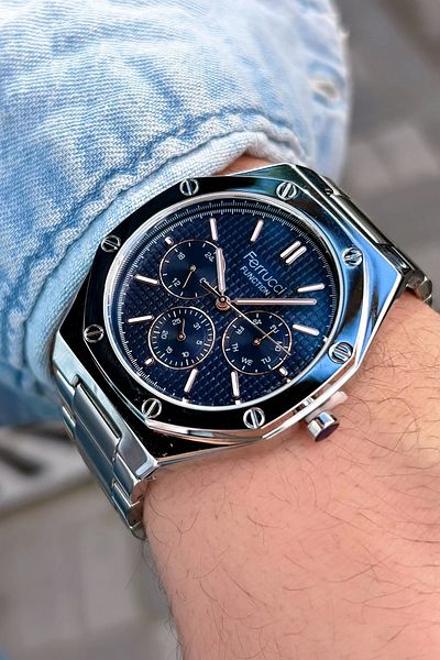 Ferrucci Function Fcf.12715fm.03 Multi-function Men's Wristwatch