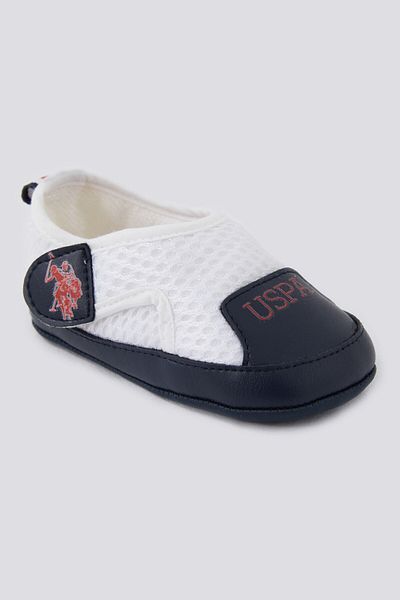 U.S. Polo Assn. Spotted Gray Baby Shoes