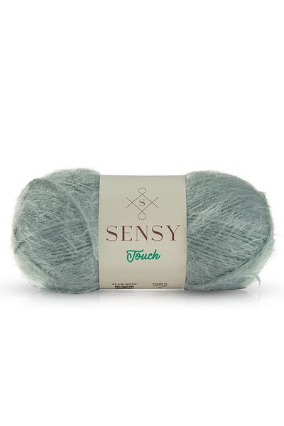 SENSY Premium Touch Hand Knitting Yarn Blouse Sweater Yarn Fur Look Yarn Scarf Plush Toy Yarn Water Green