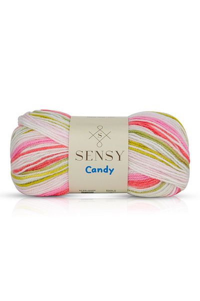 SENSY Premium Candy Hand Knitting Thread Baby Kids Sweater Thread Cardigan Vest Scarf Thread Blanket Thread