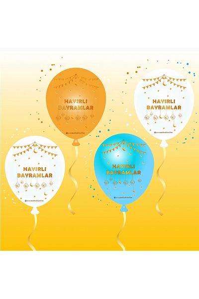 annemektebi dükkan 10 Eid Themed Balloons