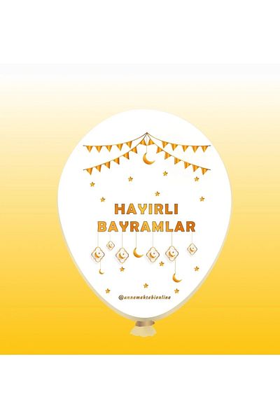 annemektebi dükkan 10 Eid Themed Balloons