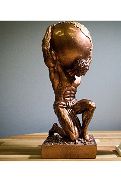 TuransoyCraft Dünyayı Taşıyan Atlas Biblo 15 Cm