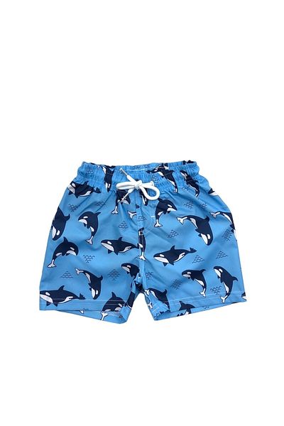 Pukka Pantaloni scurți de baie cu imprimeu balenă