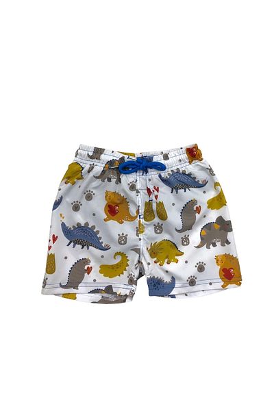 Pukka Pantaloni scurți de baie pentru băieți cu imprimeu cu dinozauri