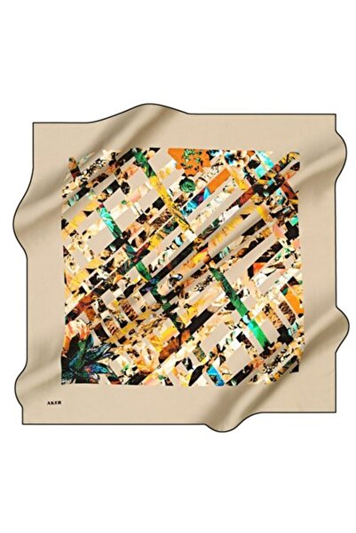 Aker Ipek Krep Saten Eşarp 2022-2023 Kış Sezonu - 8434701-314-49