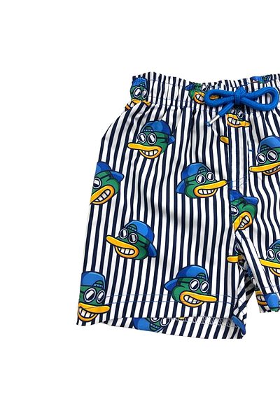 Pukka Pantaloni scurți de baie pentru copii cu imprimeu Duck