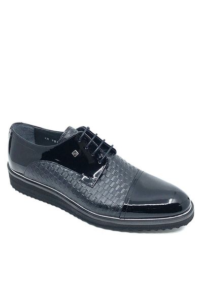 Fosco Black Casual & Classic Men's Shoes 9010 430 642
