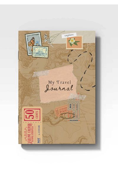 HRS دفتر يوميات السفر مقاس A5 My Adventure Notebook