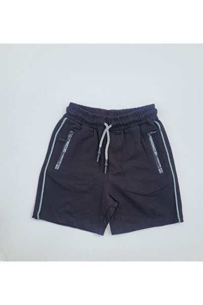 NK Boy's Fashion Printed Zipper Detailed Shorts