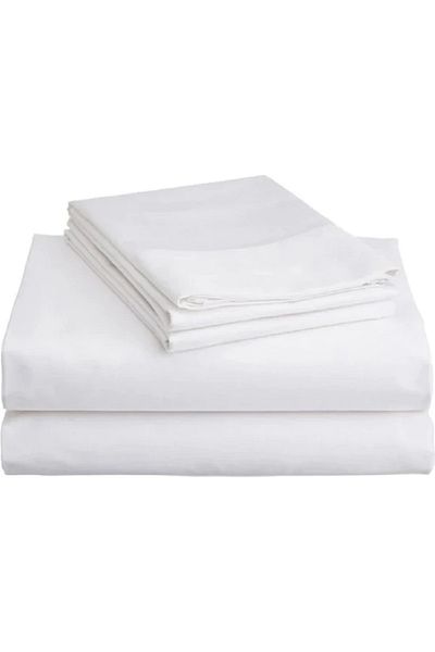 Rns White Double 100% Cotton Hotel Duvet Cover Quilt Cover 200×220 Cm 63 Wire Woven