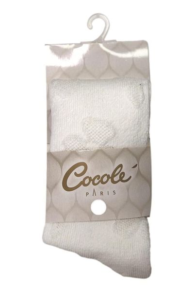 Cocole Ribbon Patterned Children's Tights (High Cotton Content)